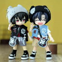 オビツ11 ドール 人形 服 衣装 アメリカン ストリートロック 5点セット 帽子&Tシャツ&ベスト&ショルダーバッグ&パンツ アウトフィット オビツ 11cm...