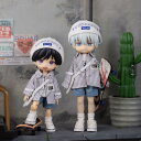 オビツ11 阿巳2.0 阿巳3.0 ドール 人形 服 英国風ボーイセット ブリティッシュスタイル 帽子&シャツ&ベスト&斜めがけバッグ&ショートパンツ 5点セット アウトフィット オビツ 11cm ob11 ねんどろいど オビツろいど 人形服 人形用服 衣装 ピコドー9 YMY UFDOLL PICODO BODY9