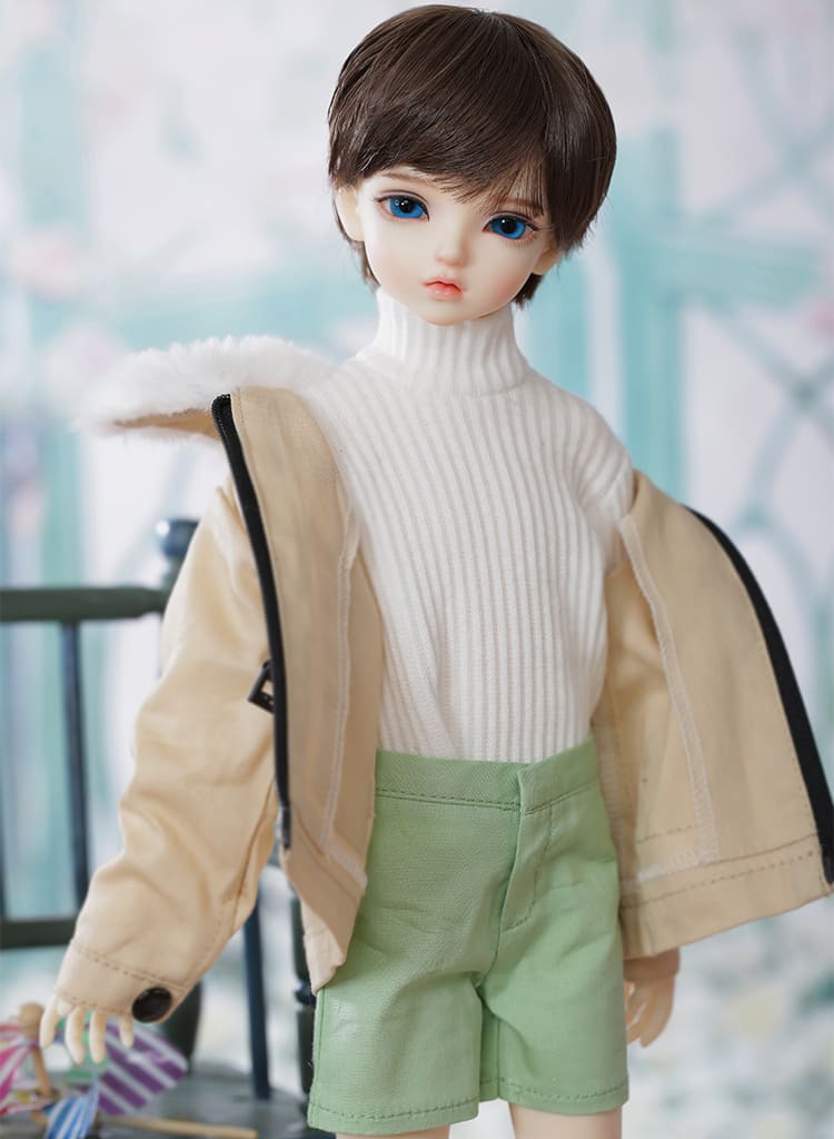 ドール本体 球体関節人形 男の子 Kirby フルセット 本体 服 ウィッグ BJD 1/4 ドー...