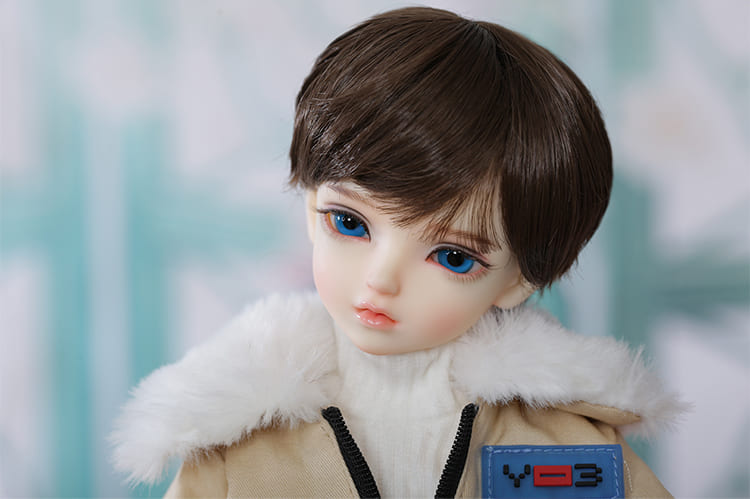 ドール本体 球体関節人形 男の子 Kirby フルセット 本体 服 ウィッグ BJD 1/4 ドー...