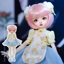 球体関節人形 女の子 Shiri フルセット 本体 服 ウィッグ BJD 1/6 ドール 洋服セット ハンドメイド ボディ 洋服 球体 関節 人形 セット ドール服 服 カスタムドール