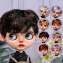 ブライス blythe ウィッグ ショート ショートカット 短髪 ブラウン 人形 ネオブライス 服 BJD 球体関節人形