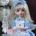 球体関節人形 女の子 Amelliaフルセット 本体 服 ウィッグ BJD 1/6 ドール 洋服セット ハンドメイド ボディ 洋服 球体 関節 人形 セット ド...