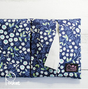 かわいい ティッシュポーチ【青のお花畑】マスクポーチ花柄 プチギフト 日本製 キッズ スクール 学校 安い ギフト ポケットティッシュ ケース 小物プレゼント