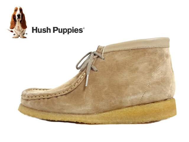 Hush Puppies(ハッシュパピー) L-432T HORN/ホーン 【母の日セール】【レディース】 ショートブーツ/ワラビーブーツ【定番デザイン】 撥水スエード革 レースアップシューズ 【ウォーターレジスタント】 通気性/撥水性 【日本製】 復刻 レディースカジュアル/マッケイ式製法