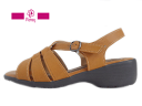 Pansy(パンジー) 5475 CAMEL キャメル 【レディース】サンダル バックベルト オープントゥ 軽量 クッション性 ふんわり 銀イオンAg+抗菌力 履きやすい