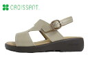 CROISSANT(クロワッサン)CR4592 GOLD/ゴールド【春夏サンダル】【日本製】コンフォートサンダル 本革 レディース 痛くない 歩きやすい ぺたん...