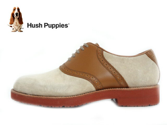 Hush Puppies ハッシュパピー M-184T CLASSIC TAUPE クラシックトープ【父の日セール】【定番デザイン】メンズコンフォートシューズ サドルシューズ アメリカントラッド 紳士カジュアル 撥水加…