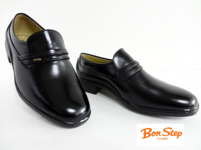 Bon step(ボンステップ)5052 BLACK ブラック メンズビジネスシューズ コンフォートシューズ 大塚製靴 ...