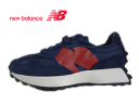 new balance(ニューバランス)U327WEG NAVY/RED ネイビー/レッドレディースニューバランス メンズニューバランス ユニセックス レトロデザイン 軽量スニーカー ビッグNロゴ レトロランニング オールシーズン