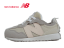 new balance(ニューバランス)NW327FM BEIGE ベージュ【2024SS】【327】ベビー ニューバランス 面ファスナー ビッグNロゴ レトロデザイン ライフスタイル ゴムシューレース スポーティ