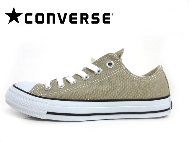 CONVERSE CANVAS ALL STAR COLORS OX(コンバースキャンバスオールスターカラーズOX)1CL129 BEIGE ベージュ【再入荷】【定番】レディースコンバース メンズコンバース ベージュコンバース ローカット カップインソール