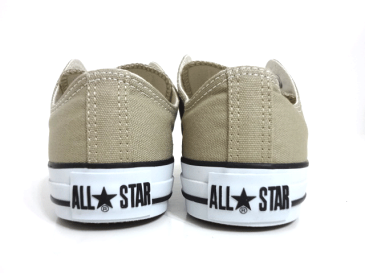 CONVERSE CANVAS ALL STAR COLORS OX(コンバースキャンバスオールスターカラーズOX)1CL129 BEIGE ベージュ【送料無料★沖縄.北海道.離島除く】【再入荷】【定番】レディースコンバース メンズコンバース ベージュコンバース ローカット カップインソール