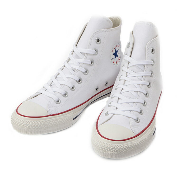 CONVERSE ALL STAR 100 HRGN HI(コンバース オールスター　100 HRGN HI)WHITE ホワイト【ユニセックス】レディースコンバース メンズコンバース 100周年モデル ヒールラベルひらがな アンクルパッチひらがな 左右対称 お洒落