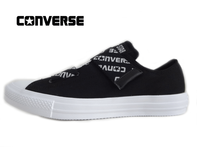 CONVERSE ALL STAR LIGHT GORESTRAP OX(コンバース オールスター ライト ゴアストラップ OX）BLACK ブラック  パターンアレンジモデル 超軽量 脱ぎ履きしやすい 気楽に履ける 正規代理店