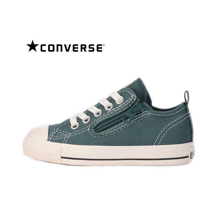 CONVERSE CHILD ALL STAR N STITCHING WT Z OX(コンバース チャイルド オールスター N ステッチング WT Z OX)3SC754 HUNTER GREEN ハンターグリーンスニーカー ディテールアレンジモデル フィット性 クッション性 抗菌カップインソール 正規代理店