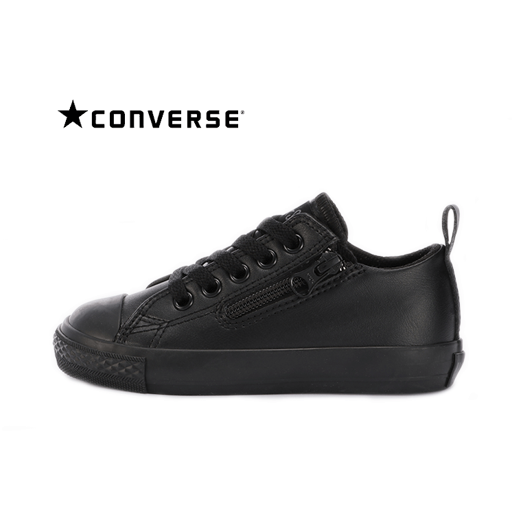 CONVERSE CHILD ALL STAR N SL Z OX（コンバースチャイルドオールスター N SL Z OX)3SC880 BLACKMONOCHROME ブラックモノクローム ディテールアレンジモデル 撥水加工 通気性 屈曲性 クッション性 防滑性 お手入れしやすい 入園式 卒園式 正規代理店