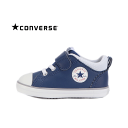 CONVERSE MINI ALL STAR N V-1(コンバース ミニ オールスター N V-1）7SD143 NAVY/WHITE ネイビー/ホワイト【2022年新作】【ベビー】ファーストシューズ プレゼントギフトBOX クッション性 出産祝い 赤ちゃん お誕生日 男の子 女の子