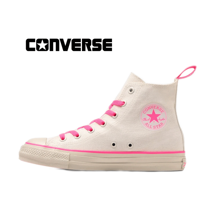 楽天My　shoesCONVERSE ALL STAR（R） X-girl HI（コンバース オールスター（R） X-girl HI）1SD416 WHITE ホワイト【2023SS】【春夏新作】コラボレーションモデル 次世代モデル ファミリーペアモデル リンクコーデ X-girlz 2本のスペアシューレースが付属 正規代理店