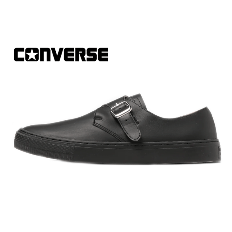 CONVERSE ALL STAR COUPE EPAIS MONKSTRAP OX(コンバース オールスター クップ エペ　モンクストラップ OX)BLACK ブラックパターンアレンジモデルモデル モンクストラップパターン ボリューム感 レザーシューズ