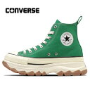 楽天My　shoesCONVERSE ALL STAR R TREKWAVE Z HI（コンバース オールスター R トレックウエーブ Z HI）1SD839 GREED/グリーン【2024SS】【春夏新作】レディースコンバース メンズコンバース 厚底スニーカー サイドファスナー付き 人気商品 正規代理店 CONVERSE×Niziu