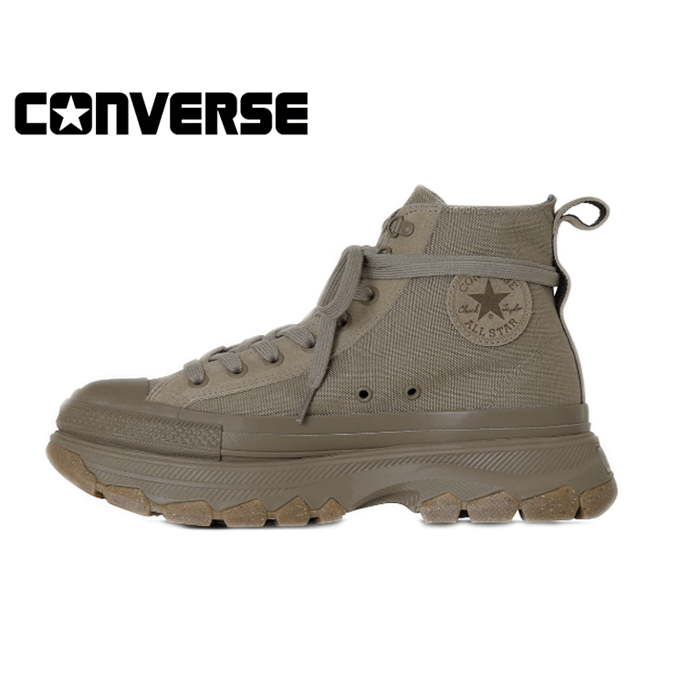 CONVERSE ALL STAR (R) TREKWAVE BT HI(コンバース オールスター (R) トレックウエーブ BT HI)1SE257 COYOTE コヨーテ【2024AW】【秋冬新作】レディースコンバース メンズコンバース 素材アレンジモデル 厚底スニーカー 人気商品 正規代理店のサムネイル