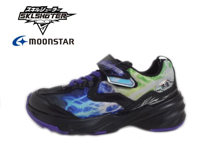 moonstar(ムーンスター)SKLSHOTER SK0071 ジンライ /BLACK ブラック【2025SS】【春夏新作】 雷スキル ..
