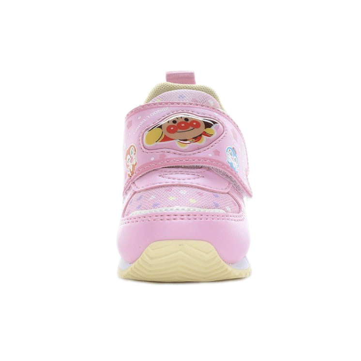moonstar(ムーンスター)アンパンマン AP B62 PINK/ピンク【新作】子供靴 ベビーシューズ カジュアルな雰囲気 ぷっくりアンパンマン スニーカー 洗えるインソール 通園 お出かけ