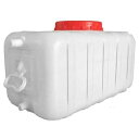 ウォータータンク ポリタンク 水タンク 給水タンク 水 タンク 25L/50L/100L 水貯蔵容器 プラスチック製 ウォータージャグ カバーとバルブ付き 横型 正方形 貯水タンク 屋外ポータブルバケット コンテナー用 送料無料