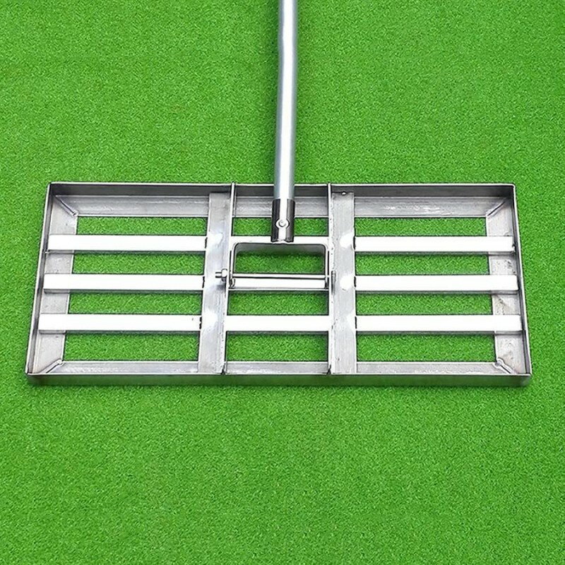 熊手 レーキ ハンドレーキ 芝生レーキ サッチ取りレーキ 芝生レベリングレーキステンレス鋼レベル土壌..