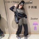 子供服 上着 ズボン 2color 7size 簡単 ファッション おしゃれ キッズ服 女の子 ゆったりサイズ スウェット スポーツウェア 柔軟 長袖 子供 通...