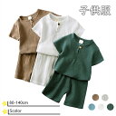 子供服 上下セット 5color 半袖 夏服 女の子 男の子 キッズ 子ども服 キッズ服 柔軟 シンプル ジュニア トップス ズボン パンツ 普段着 お出かけ着...