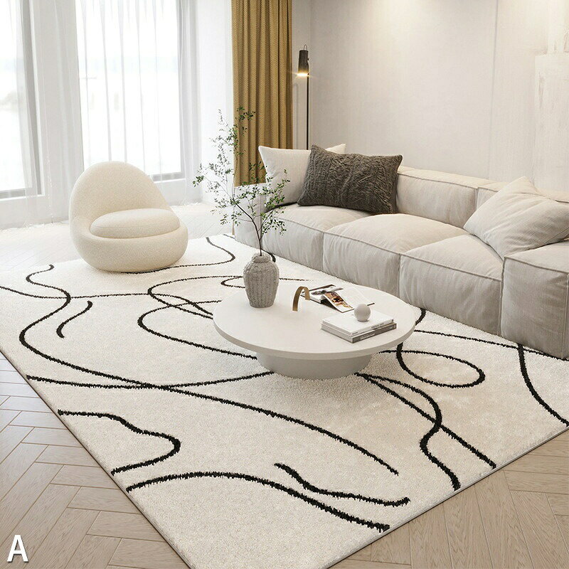 ラグ 洗える 200×300cm 北欧 カーペット ラグマット 80x120cm おしゃれ 長方形 ラグカーペット オールシーズン 夏 冬 ウォッシャブル 床暖房対応 じゅうたん 絨毯 耐磨 高級感 寝室 雰囲気 子供部屋 シンプル リビング 韓国インテリア ホットカーペット対応 新生活 mybloomhouse-10004322 ブルームハウス サンプル画像2