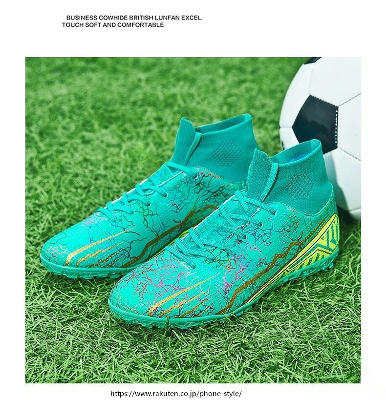 サッカーシューズ ジュニアサッカーシューズ レーニングシューズ 壊れた爪サッカー...
