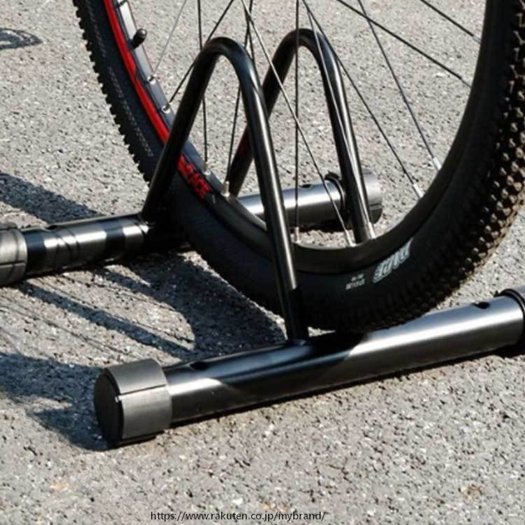 スタンド 自転車 室内駐輪 転倒防止 幅調節 前後輪対応 工事不要 省スペース 盗難...