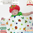 【楽天ランキング1位受賞】マルチガーゼケット はらぺこあおむし | 100×100cm ベビー 赤ちゃん 新生児 日本製 ダブルガーゼ 夏 綿100% おくるみ タオルケット お昼寝 保育園 入園準備 退院 大判 BOXギフト対象 名入れ 刺繍対象
