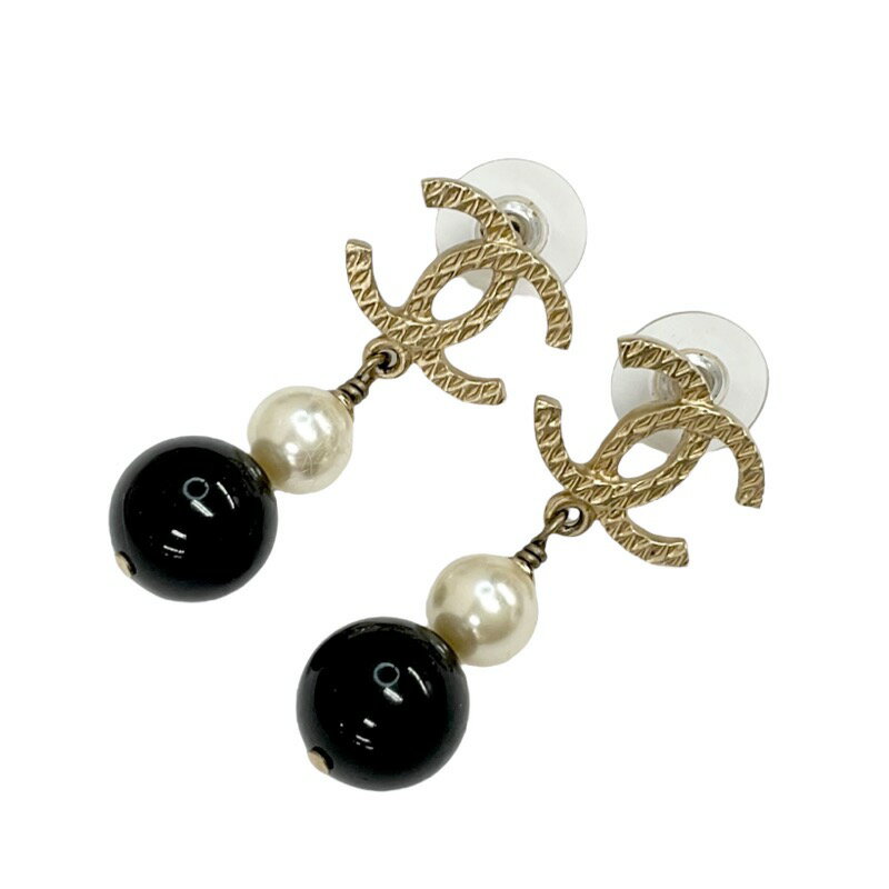 シャネル CHANEL ピアス ココマーク パール ゴールド ブラック ギフト プレゼント 送料無料のサムネイル