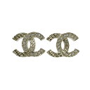 シャネル CHANEL ピアス イヤリング ゴールド ココマーク ラインストーン