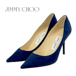 ジミーチュウ 未使用 ジミーチュウ JIMMY CHOO パンプス 靴 シューズ スエード ネイビー ギフト プレゼント 送料無料