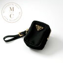 プラダ PRADA ミニポーチ ブラック ゴールド トライアングルロゴ Re-Edition 1978 Re-Nylon チャーム