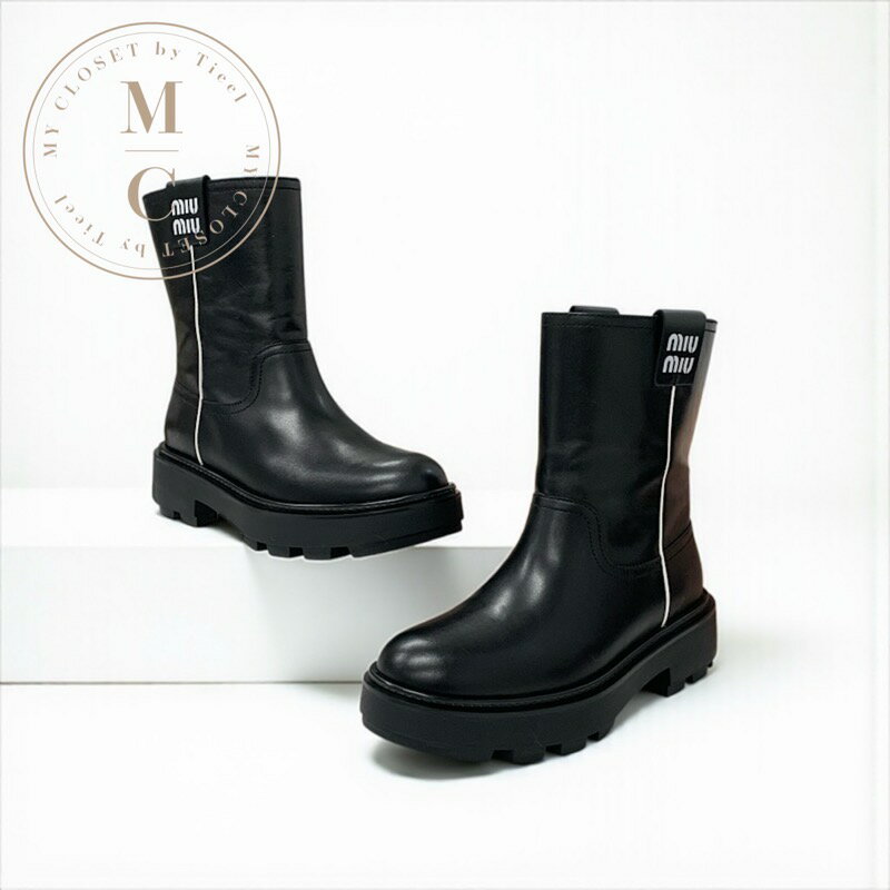 ミュウミュウ MIUMIU ブーツ ショート