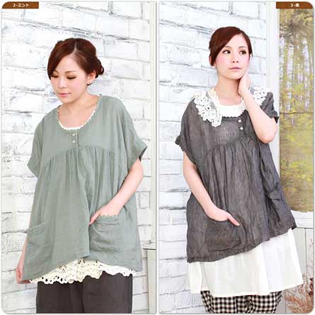 【完売御礼】7分丈 コットン ギンガムチェック パンツ【4802】