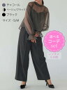 【レンタルドレス】レビュー書いて【往復送料無料】 選べるコーデ パンツドレス パンツスタイル ゲストドレス フォーマル パーティードレス チャーコール/ベージュ...