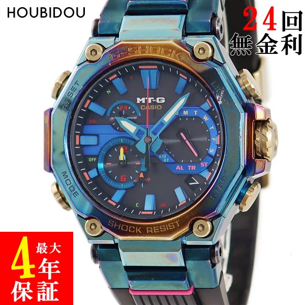 カシオ CASIO G-SHOCK MTG-B2000 レインボー ブルーフェニックス MTG-B2 ...