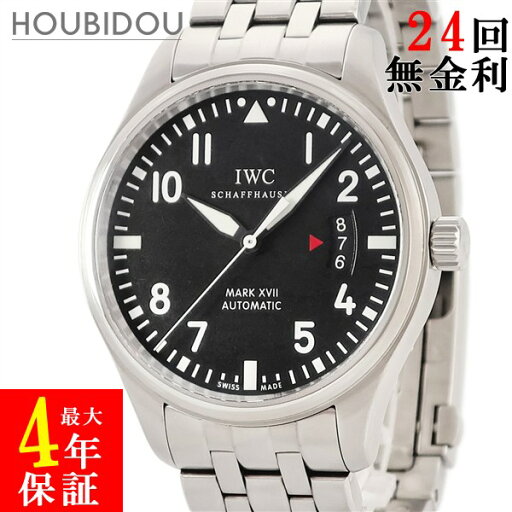 IWC IWC パイロットウォッチ マーク17 IW326504 ブラック メンズ 腕時計自動巻き ブラック 【中古】 IWC IWC パイロットウォッチ マーク17 IW326504 ブラック メンズ 腕時計自動巻き ブラック 【中古】