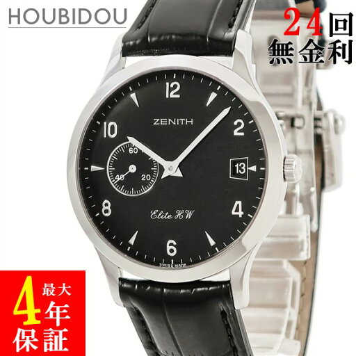 ゼニス ZENITH クラス エリート ハンドワインド 01.0125.650 デイト バー アラビア スモールセコンド メンズ 腕時計手巻き ブラック 【中古】 ゼニス ZENITH クラス エリート ハンドワインド 01.0125.650 デイト バー アラビア スモールセコンド メンズ 腕時計手巻き ブラック 【中古】