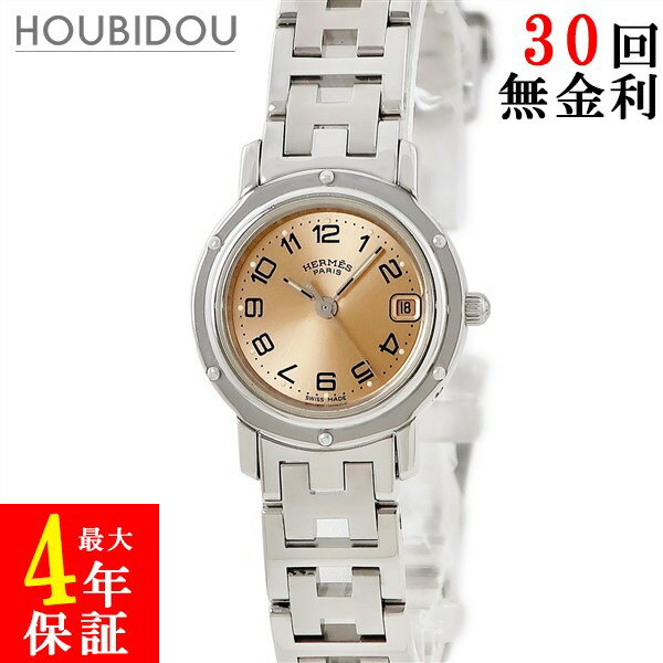 エルメス HERMES クリッパー CL4.210.431/3758 ピンクゴールドカラー デイト  ...