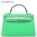 \全品PT2倍day 5/1限定 &最大3万円割引クーポン数量限定5/1-5/3/ エルメス HERMES 2WAYバッグ ミニケリードゥ タッチ アリゲーター...