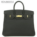 エルメス HERMES ハンドバッグ バーキン25 トゴ ブラック ゴールド金具 新品 未使用 黒 W刻印(2024年製) 【箱】【中古】