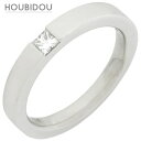 ハリーウィンストン Harry Winston リング 指輪 プリンセスカット マリッジリング Pt950 ダイヤモンド プラチナシルバー 1P 1石 8号 WBDPPCBZS10【中古】